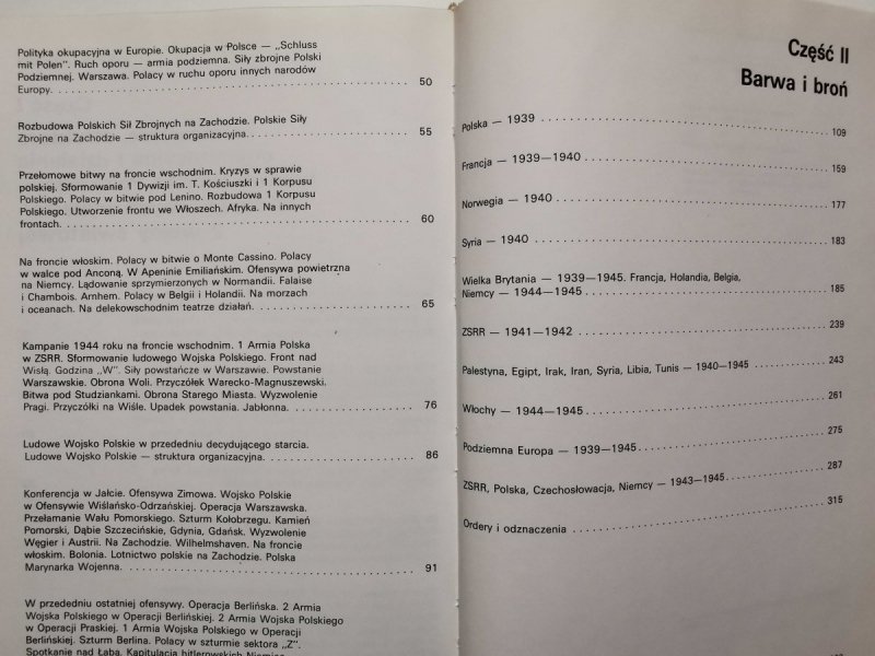 WOJSKO POLSKIE 1939-1945 BARWA I BROŃ - Zygmunt Bielecki 1984