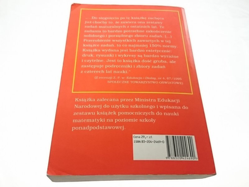 MATEMATYKA W SZKOLE ŚREDNIEJ Karol Szymański 1999