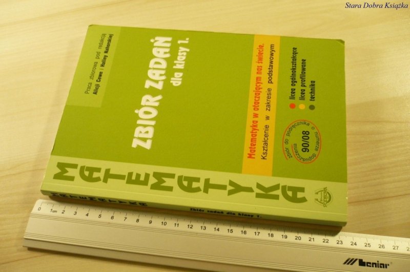 MATEMATYKA. ZBIÓR ZADAŃ 1 - Red Alicja Cewe (2010)