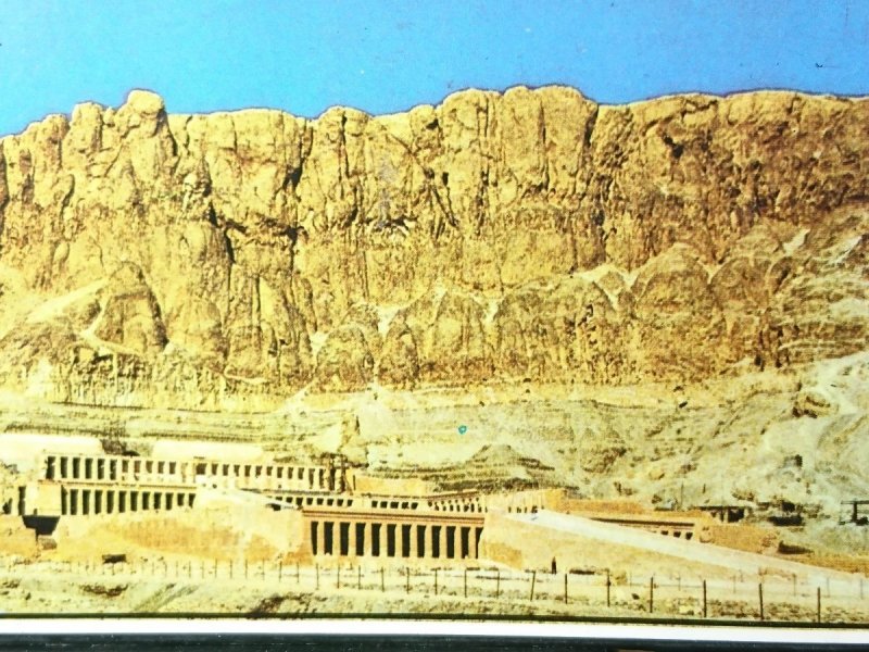 EGYPT. DEIR-EL-BAHARI THE TEMPLE OF HATSCHEPSUT
