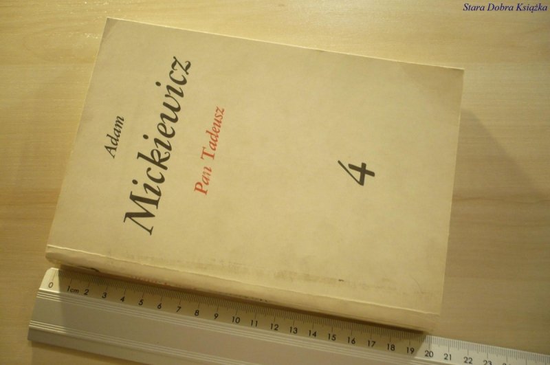 PAN TADEUSZ - Adam Mickiewicz (1981)