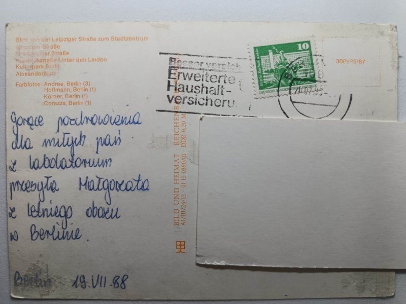 BERLIN. HAUPTSTADT DER DDR KOLAŻ 6 ZDJĘĆ