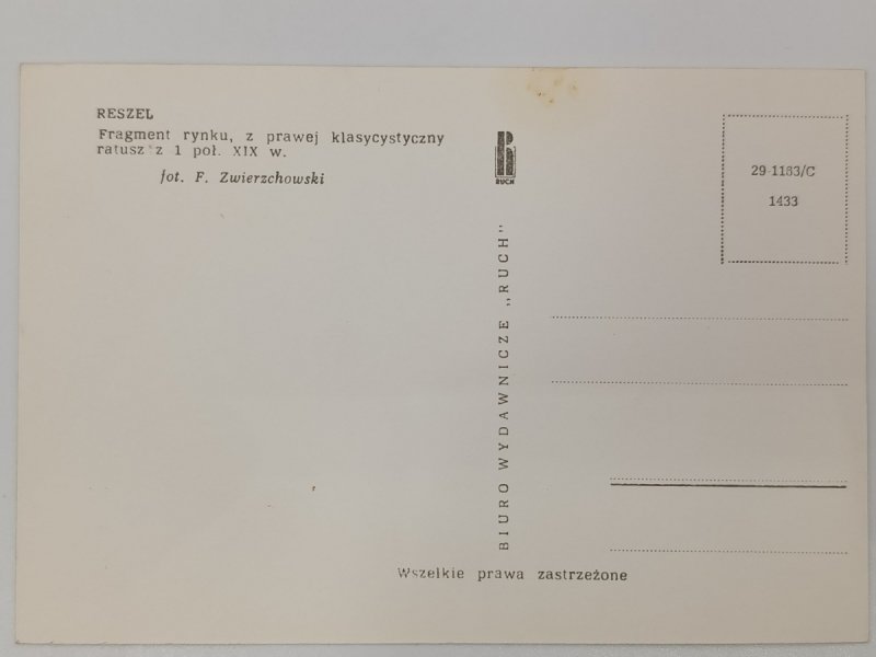 RESZEL FRAGMENT RYNKU