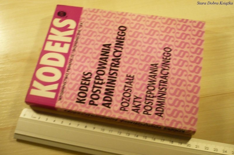 KODEKS POSTĘPOWANIA ADMINISTRACYJNEGO (1993)