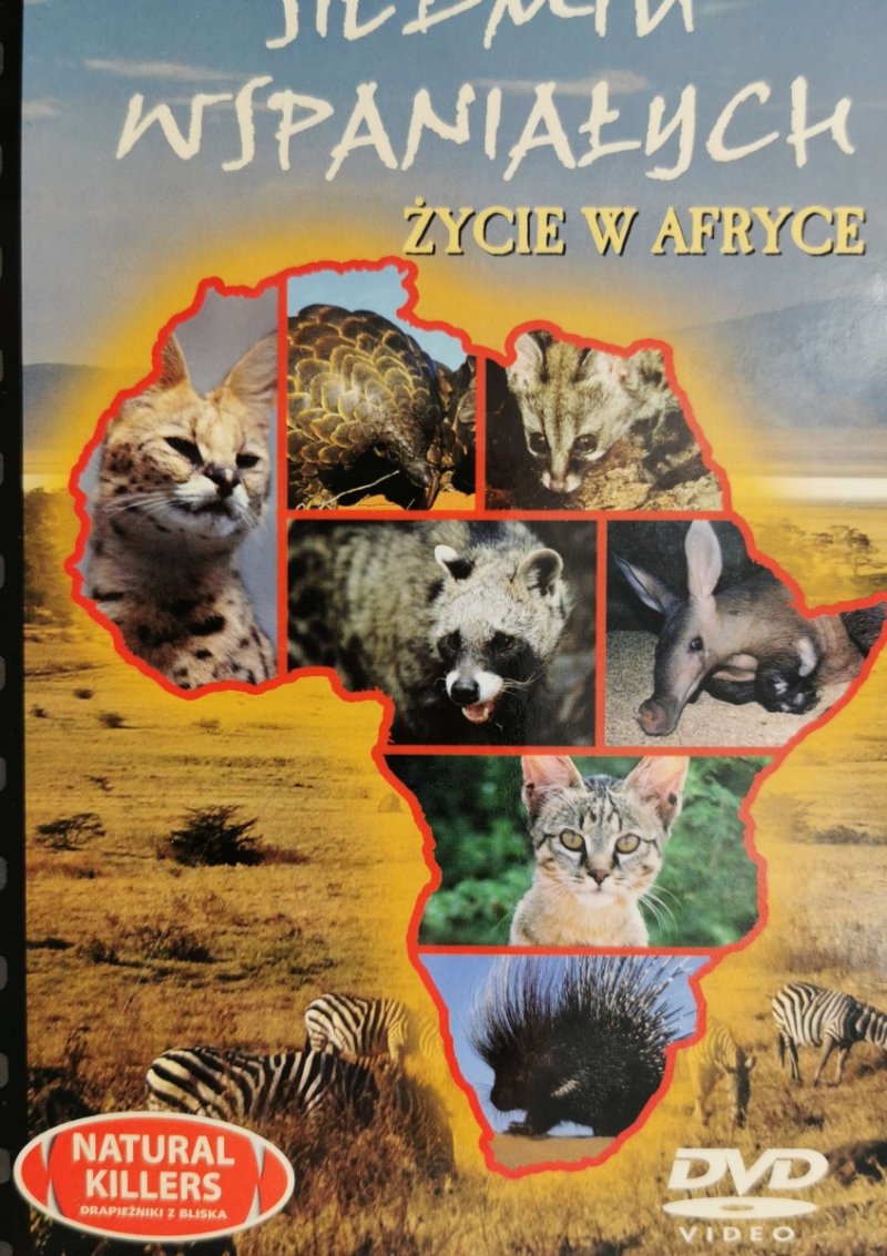 DVD. NATURAL KILLERS TOM 22. SIEDEM WSPANIAŁYCH ŻYCIE W AFRYCE