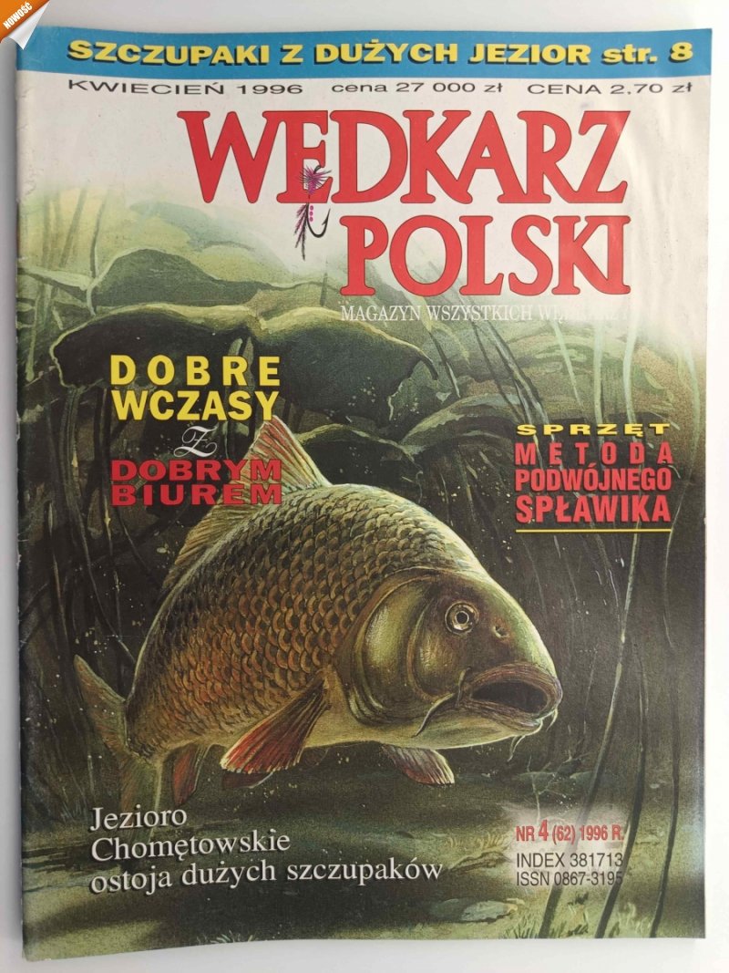 WĘDKARZ POLSKI KWIECIEŃ 1996