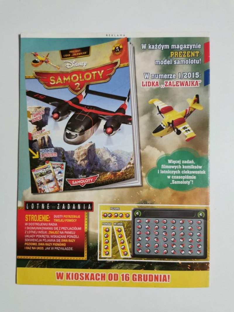 DISNEY PIXAR AUTA NR 1/15 STYCZEŃ
