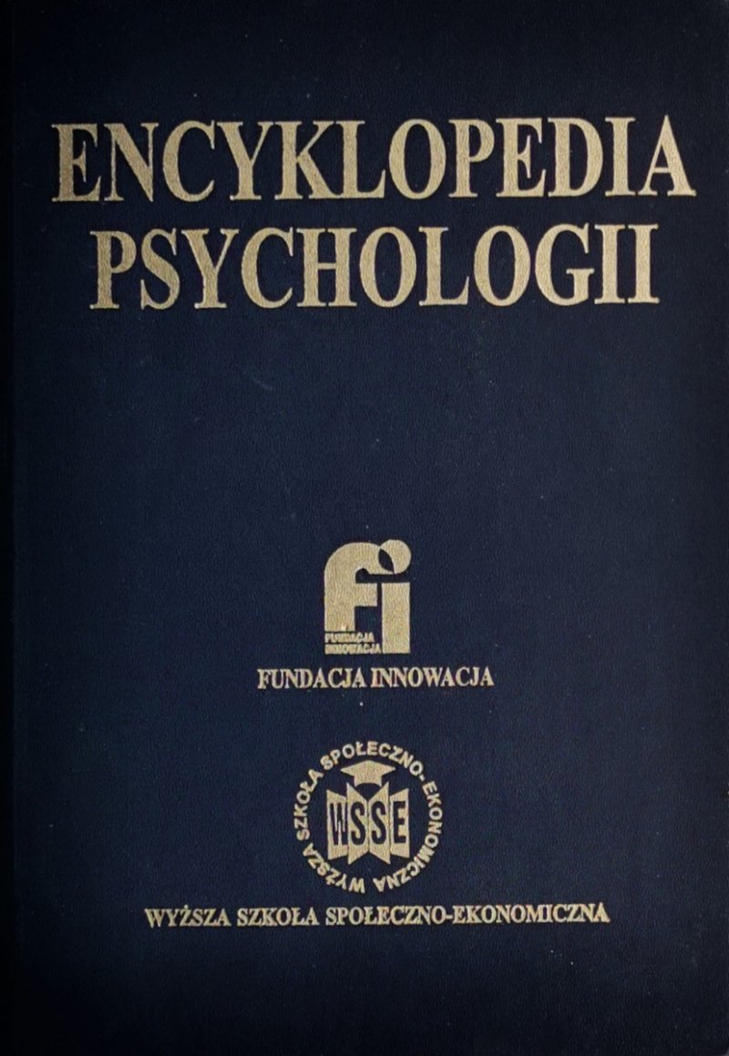 ENCYKLOPEDIA PSYCHOLOGII - Włodzimierz Szewczuk