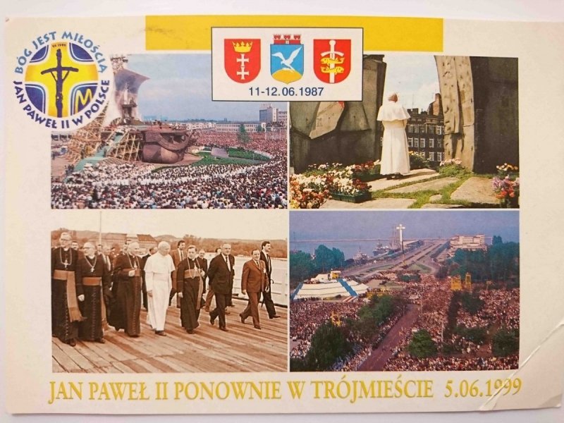 JAN PAWEŁ II PONOWNIE W TRÓJMIEŚCIE 5.06.1999