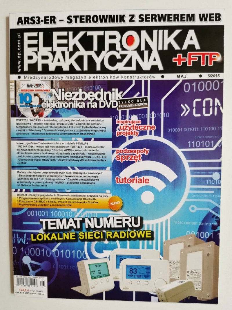 ELEKTRONIKA PRAKTYCZNA MAJ NR 5/2015 BEZ PŁYTY CD