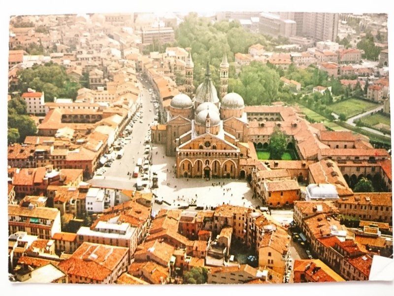 PADOVA. BASILICA DEL SANTO VISTA DALL'AEREO