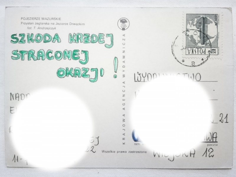 POJEZIERZE MAZURSKIE. PRZYSTAŃ ŻEGLARSKA NA JEZIORZE DRWĘCKIM FOT. ANDRZEJCZYK