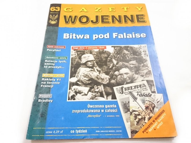 GAZETY WOJENNE NR 63 BITWA POD FALAISE