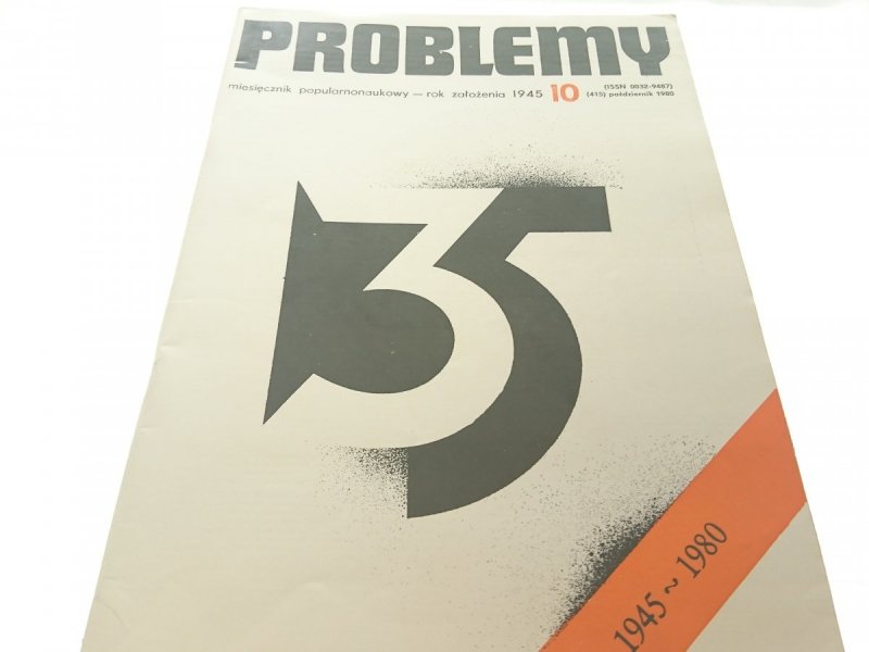 PROBLEMY. NAUKOWY MIESIĘCZNIK POPULARNY NR 10 1980