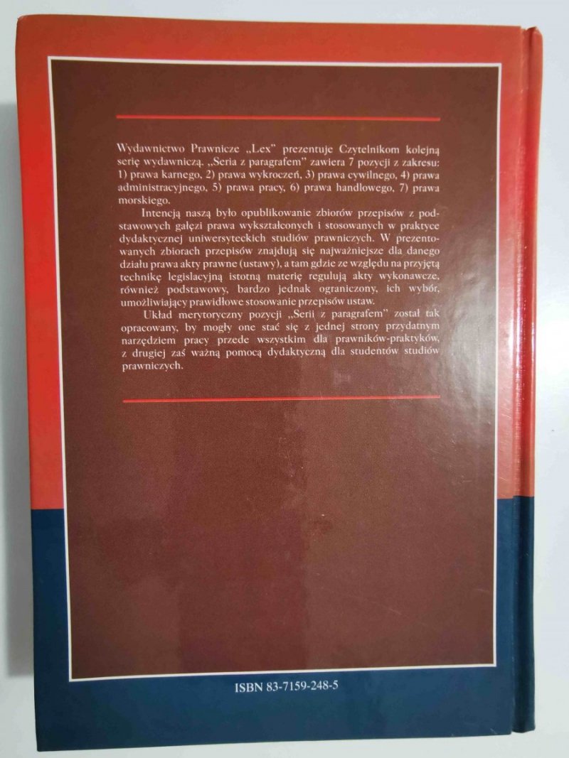 KODEKS KARNY. KODEKS POSTĘPOWANIA KARNEGO KODEKS KARNY ZE SKOROWIDZEM 1998