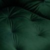 Krzesło welurowe NEVADA VELVET ciemnozielone