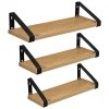Zestaw 3 półek loft SIRIN craft