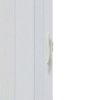 Drzwi harmonijkowe 001P BIAŁY DĄB MAT - 90 cm