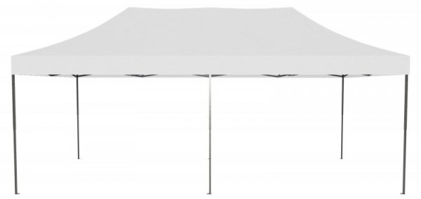 Pawilon handlowy ekspresowy - 3x6 m - biały
