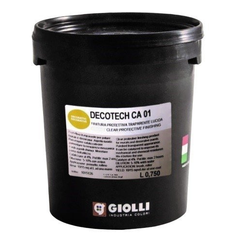 DECOTECH CA01 LUCIDO (POŁYSK) - 0,75L + katalizator 0,03kg (transparentna, dwuskładnikowa żywica poliuretanowa)