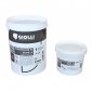 EPOXYFLOOR W 1KG + 0,3KG (biała, dwuskładnikowa farba epoksydowa do betonu z możliwością barwienia) 