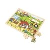 Viga 44587 Puzzle na podkładce 48 elementów - poznajemy zoo