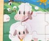 Viga 44622 Puzzle na podkładce 9 elementów - Owca
