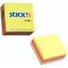 Bloczek samoprzylepny 51x51mm 250k mix 5 kolorów neonowych STICKN 21203