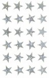 Naklejki Z-Design foliowe - srebrne gwiazdy 52256 AVERY ZWECKFORM