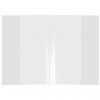 Okładki na zeszyty szkolne A5 bezbarwne 10 sztuk PP/PE 21,2x30x3cm OPP10-01 BIURFOL