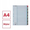 Przekładki kartonowe MYLAR A4 1-31 białe 100164 ESSELTE