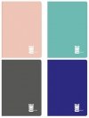 Zeszyt A5 16k kratka UV KOL.401 ONE COLOR INTERDRUK