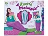Zestaw Kreatywny, Wyszywanka, Pluszowy KOCYK, ŚPIWÓR Do Szycia DIY SYRENKA