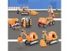 Prasowanka, Koraliki Do Prasowania, Zestaw POJAZDY BUDOWLANE 3D 3000 Sztuk