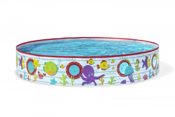 Bestway 55029 BASENIK ROZPOROWY FILL &#039;N FUN BURTA STATKU Z OKIENKAMI 152cm x 25cm