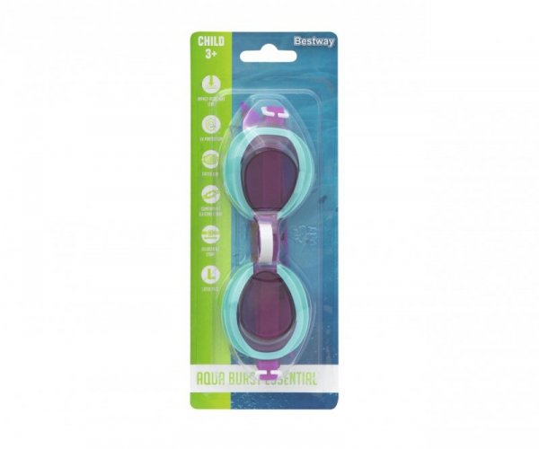 Bestway 21002 Aqua Burst Essential Okulary do pływania Fioletowe