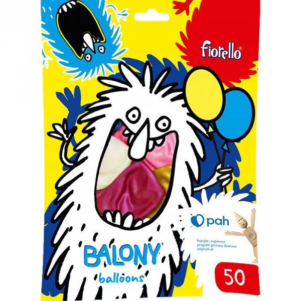 Balon 10&quot; metalizowany mix kolorów (100szt.) 170-2636 FIORELLO
