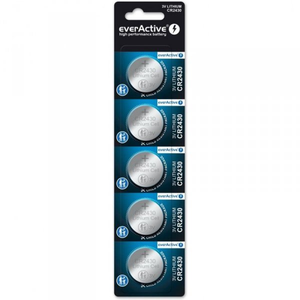 Bateria EVERACTIVE CR2430 litowa blister