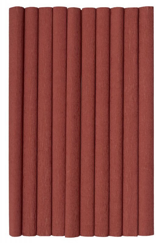 Bibuła marszczona CREATINIO 10 sztuk 50x200cm ciemny brązowy 400153925 TOP 2000
