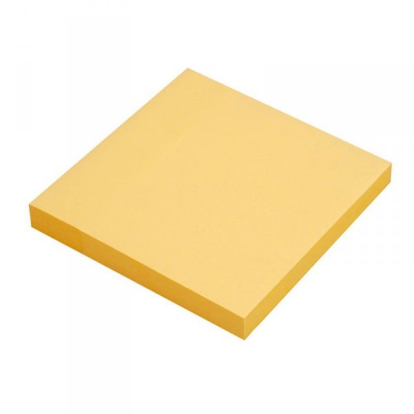 Bloczek samoprzylepny 75x75mm 100k żółty MB103-06-100 MEMOBE