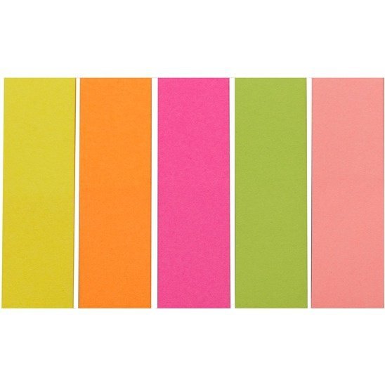 Bloczek samoprzylepny 75x75mm strzałka 100k żołty 110512 D.RECT