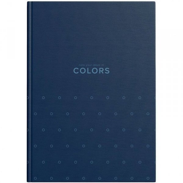 Zeszyt szkolny z twardą okładką A5 Brulion 96 kartek w kratkę COLORS 400169200 TOP 2000
