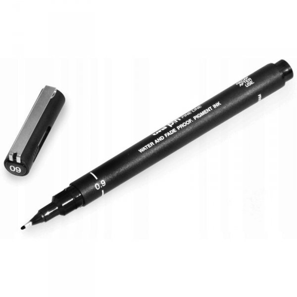 Cienkopis kreślarski UNI PIN-200 09 czarny