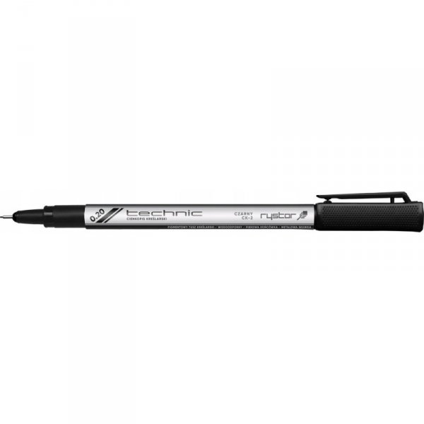 Cienkopis kreślarski TECHNIC 0,2mm czarny 405-020 RYSTOR