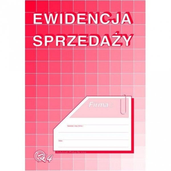 K-4 Ewidencja sprzedaży (pion) A5 Michalczyk i Prokop