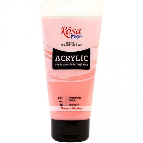 Farba akrylowa Rosa Studio 75ml PEACH 435