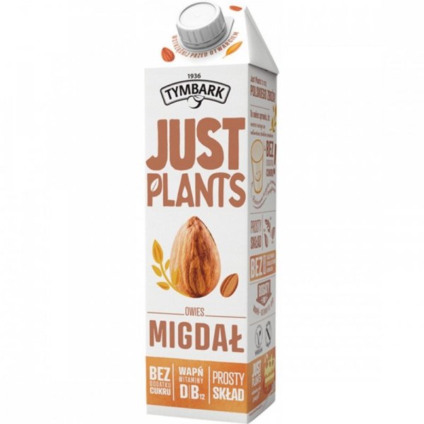 Napój TYMBARK Just Plants 1L owies migdał