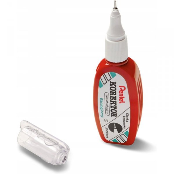 Korektor w piórze PENTEL ZL103 4.2ml metalowa końcówka