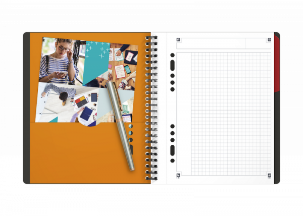 Kołonotatnik A5 80k kratka PP OXFORD Activebook International 100102880