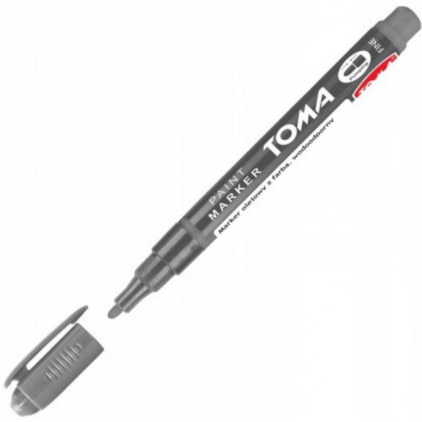 Marker olejowy F antracyt 1,5mm TO-441 TOMA